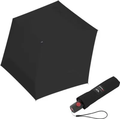 Obrázek produktu pro Knirps Knirps Mini Duomatic Midnight Black  - elegantní plně automatický deštník