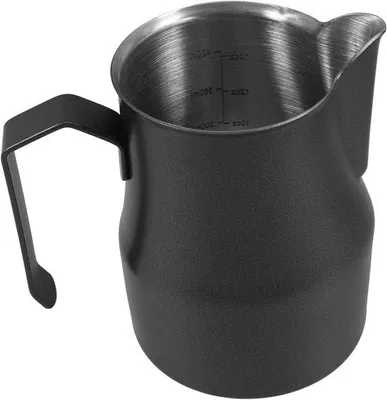 Image de Pichet à lait en acier inoxydable pour le latte art et l'espresso à la maison