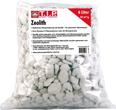 Produktbild von T.I.P. Teichpflegemittel Zeolithe 6 l (5,5 Kg) im Beutel