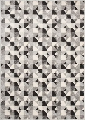Obrázok produktu pre Tapiso Koberec LAZUR Moderná čierno-sivá obývacia izba ÖKOTEX 80 x 150 cm