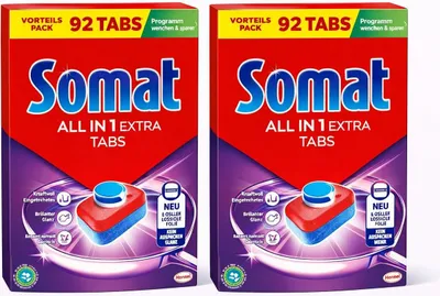 Produktbild von SOMAT All in 1 Extra Tabs Spülmaschine (2x 92)