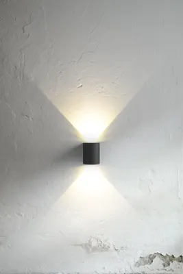 Zdjęcie produktu dla Nordlux lampa ścienna Canto, czarna, Ip44, 77571003