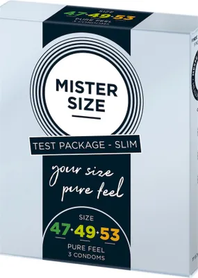 Image de Mister Size paquet d'essai 47-49-53 préservatifs 3 pcs