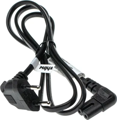 Produktbild von vhbw Netzkabel Schutzkontaktstecker Ersatz für Pari Boy 00682465 für Kaltgeräte z.B. PC Monitor Computer Drucker - C7 Buchse, 1 m, Gewinkelt