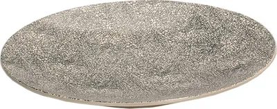 Produktbild von Lambert Kaori Teller weiß / schwarz, D 27,5 cm, Stoneware, Krakelee-Optik 20498
