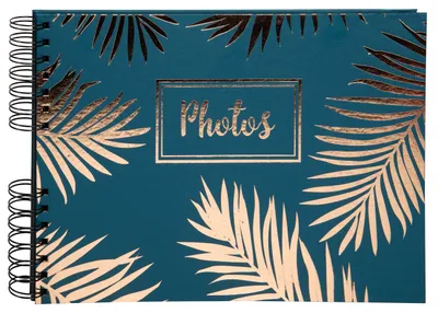 Zdjęcie produktu dla Exacompta 16207E Spiralny album fotograficzny Palma Blue 50 stron czarny 32x22 cm