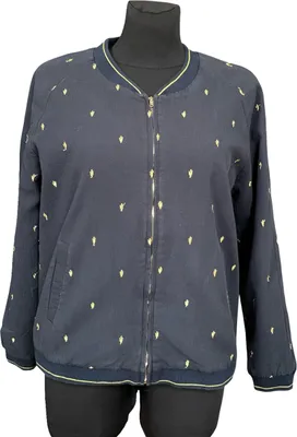 Produktbild von ICHI Women's Unbuttoned Sweatshirt Bequem Warm Navy L