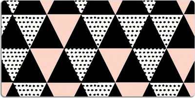 Produktbild von Schreibtischmatte Tischunterlage 90x45 cm Mauspad - Geometrische Dreiecke