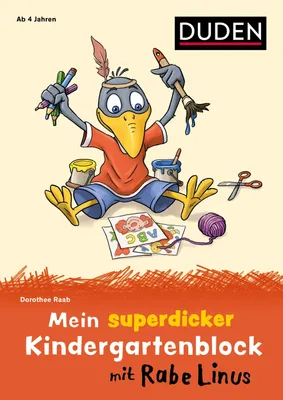 Produktbild von Mein superdicker Kindergartenblock mit Rabe Linus