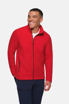 Produktbild von HAKRO Fleecejacke 846 rot, 2XL