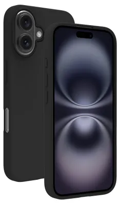 Productafbeelding van BeHello Hoesje iPhone 16 Soft Touch - MagSafe - Zwart