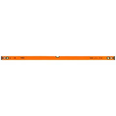 Produktbild von NEO TOOLS Aluminium-Wasserwaage gesicherte Libelle, m Genauigkeit | Wasserwaage Aluminium | 150 cm