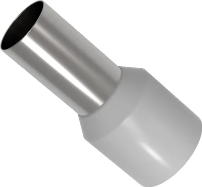 Produktbild von 50 AUPROTEC Aderendhülsen 35 mm² isoliert grau Kabelendhülsen