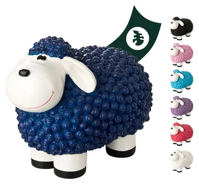 Produktbild von Bunte Mini Schafe Gartenfiguren