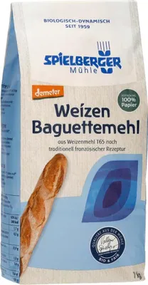 Produktbild von Weizen - Baguettemehl demeter 1kg