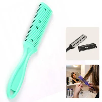 Produktbild von Rasierkamm zum Schneiden und Effilieren der Haare - Friseur Haarschneidekamm