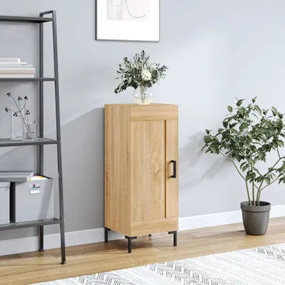 Zdjęcie produktu dla vidaXL Kredens dąb sonoma 34,5x34x90 cm Materiał drewnopochodny