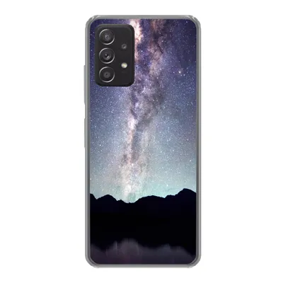 Produktbild von MuchoWow® Handyhülle Schutzhülle Hülle für Samsung galaxy a73 Universum - Galaxie - Sternenhimmel - Jungen - Mädchen - Kinder Silikon Softcase Handy Hülle - Handyhülle