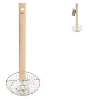 Immagine prodotto di H&H Schiumarola In Legno E Acciaio Cm 36