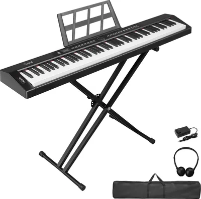 Produktbild von FCH Digital Piano 88 Tasten, Keyboard mit Keyboardständer,E Piano für Kinder und Erwachsene