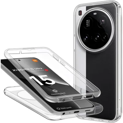 Image de Coque pour Xiaomi 15 Ultra - Protection Intégrale Transparente Anti-Rayures Silicone Souple + PC Rigide