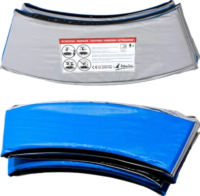 Image de KANGUI Coussin de protection trampoline Ø 430 cm - Bleu et Gris