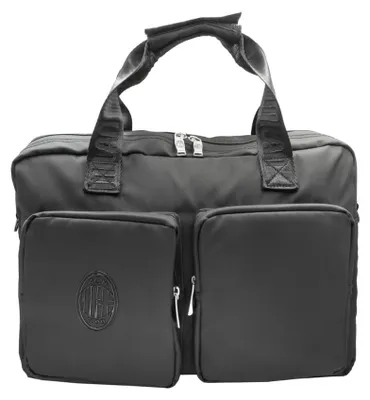 Zdjęcie produktu dla Torba podróżna AC Milan dla mężczyzn, model 143454, przeznaczona do transportu laptopa, kolor czarny