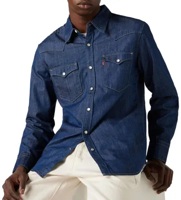 Produktbild von Levi's Herren Barstow Western Standard Hemd,Indigo Rinse,XS