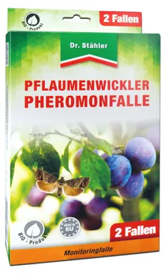 Produktbild von Pflaumenwickler Pheromon-Falle zur Ernte-Rettung - Pheromon Falle gegen Pflaumenwickler - hochwirksam & - 2 Fallen