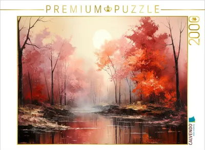 Produktbild von CALVENDO Puzzle Einzigartiges Naturfarbenspiel | 2000 Teile Lege-Größe 90x67cm Foto-Puzzle für glückliche Stunden