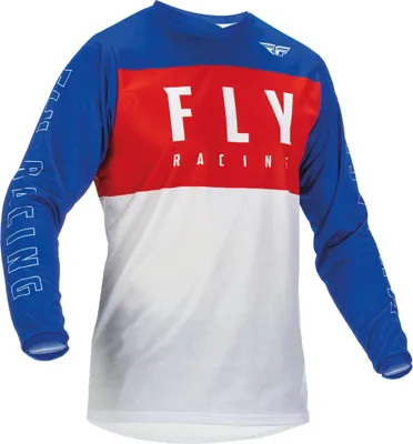 Produktbild von Fly Racing F-16 Motocross Jersey, rot/blau/weiß, 2XL