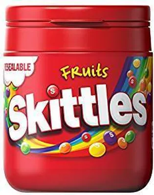Produktbild von Skittles Fruits Kaudragees mit knusprige Hülle 125g 6er Pack