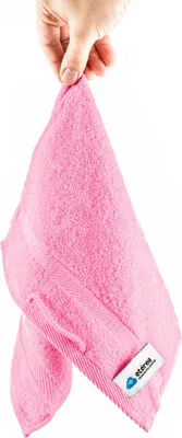 Obrázek produktu pro etérea Sada froté ručníků Carli - 100% bavlna - Oekotex 500 GSM - froté ručníky - ručníky na ruce, ručníky pro hosty - 30x50 cm - růžová