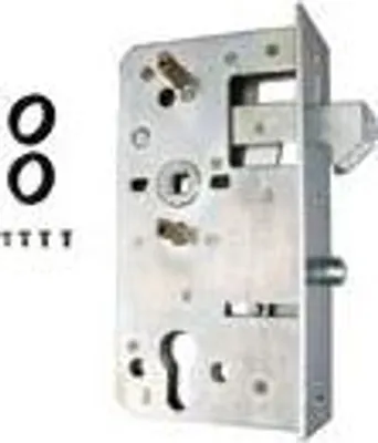 Zdjęcie produktu dla Alberts 416447 Zamek wymienny, ocynkowany, do obudowy zamka 60 mm, rozstaw 60 mm