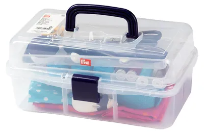 Produktbild von Prym Nähbox Transparent 33x20x15cm - Aufbewahrungsbox für Nähutensilien &