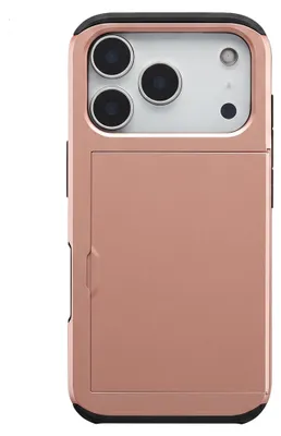 Obrázok produktu pre Zadný kryt imoshion s držiakom na karty pre Apple iPhone 18 Pro / 17 Pro – ružovo zlatá farba