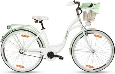 Produktbild von Goetze Style 28 Zoll Damen Citybike, 1-Gang Rücktrittbremse, Tiefeinstieg, Komfortfahrrad mit Korb