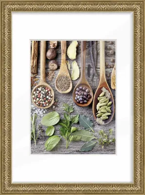 Produktbild von Holz Bilderrahmen Alladin Barock gold, 21 x 29,7 cm