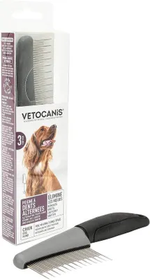 Produktbild von Famanu Pflegekamm für Hunde mit Filzentferner - ergonomisch