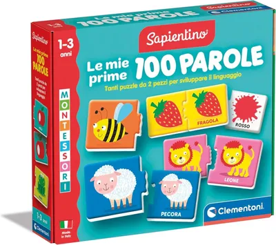Immagine prodotto di Clementoni Sapientino Montessori - Le Mie Prime 100 Parole