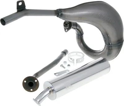 Obrázok produktu pre Výfukový systém TurboKit, model "R", s certifikátom ABE, kompatibilný s motocyklami Aprilia SX 50 a RX 50