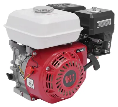 Productafbeelding van Benzinemotor - 4-takt motor - Stroomvoorziening - Olie tekort beveiliging - 51 kW - Rood
