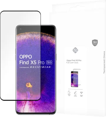 Image de Cazy Protection d’Écran compatible avec OPPO Find X5 Pro - Protection d’Écran en Verre Trempé Full Cover