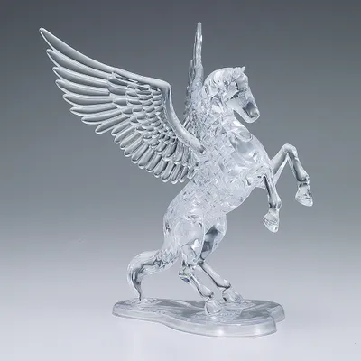 Produktbild von kinzel hcm gmbh 3D krištáľové puzzle - Pegas transparentné 43 dielikov Ostatné