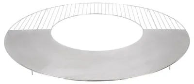 Image de Grille Plancha pour barbecue ronde en Inox - Argenté - D 82,5 cm