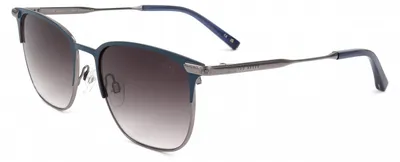 Zdjęcie produktu dla Okulary przeciwsłoneczne męskie Ted Baker TB1747 w kolorze ciemnoniebieskim z matowym wykończeniem, rozmiar 54/18/140