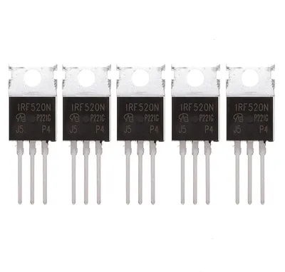 5x IRF520NPBF N-Kanal MOSFET 100V 18A TO220