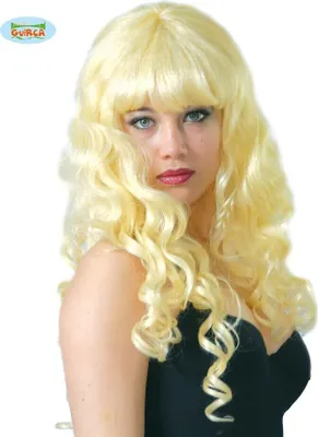 Produktbild von Prinzessin Mittelalter Wellen Perücke Kostüm Accessoire Locken Blond Karneval Märchenhafte Verwandlung Long Haar, Farbe: Gelb