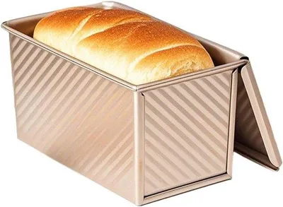 Productafbeelding van Broodbakvorm met deksel - Cakevorm toastvorm - Bakken van brood - Antiaanbaklaag koolstofstaal