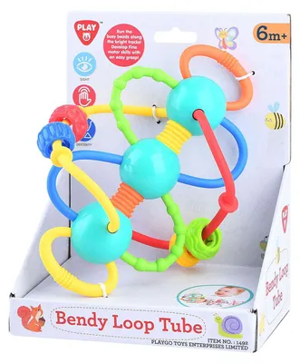 Produktbild von Play Babyspielzeug sensorische biegbare Bögen mit bunten Perlen